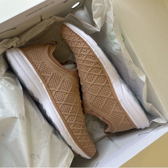 APL Men's Carmel Chocolate White Techloom Athletic Phantom Sneakers NWT - Picture 9 of 10